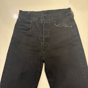 MOTHER Rambler jeans size 29 distressed black
